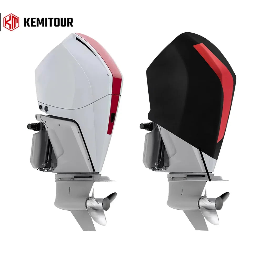 KEMITOUR Outboard Motor Cover 900D Waterproof Mercury V8 4.6L Outboard Motor Cover Nixie