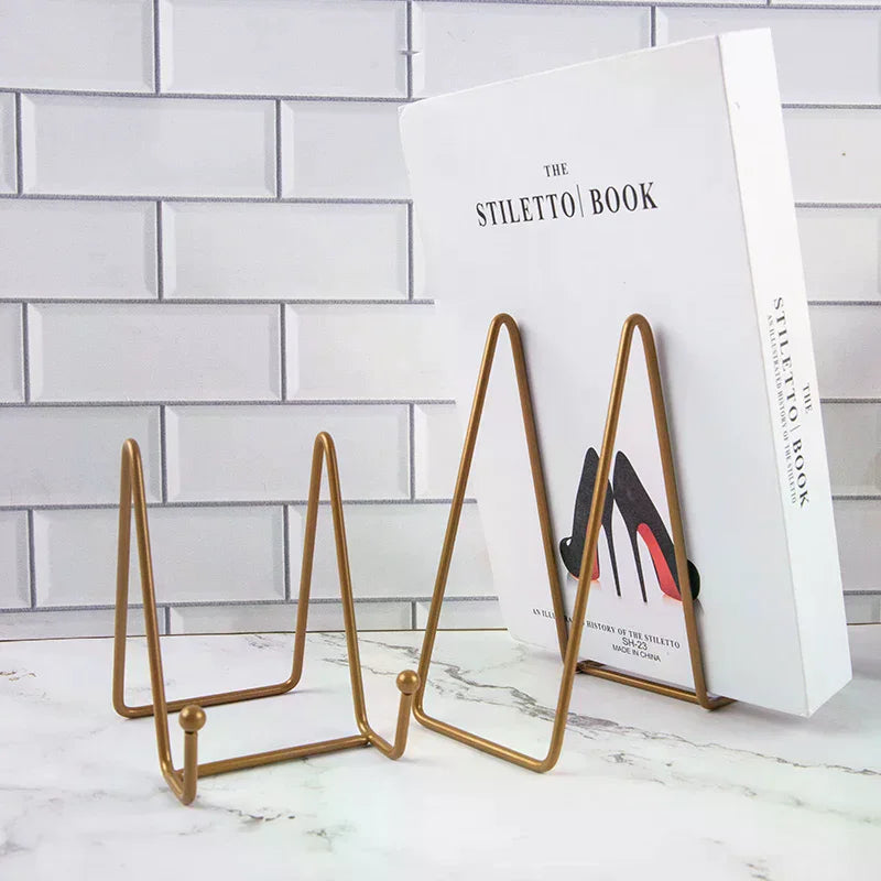 Iron Art Display Stand – Plate, Book, Photo & Magazine Holder Decorative Display Stand Nixie