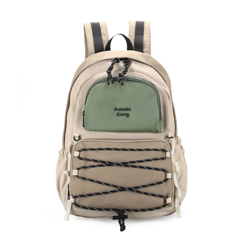 Lightweight Color-Block Hiking Backpack 20-35L Unisex