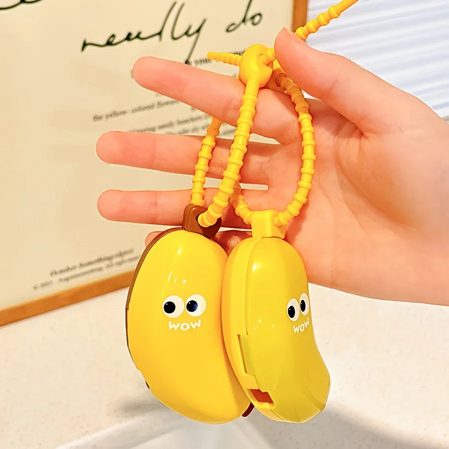 2-in-1 Banana Toothbrush Holder Dustproof Travel Case Toothbrush Travel Case Nixie