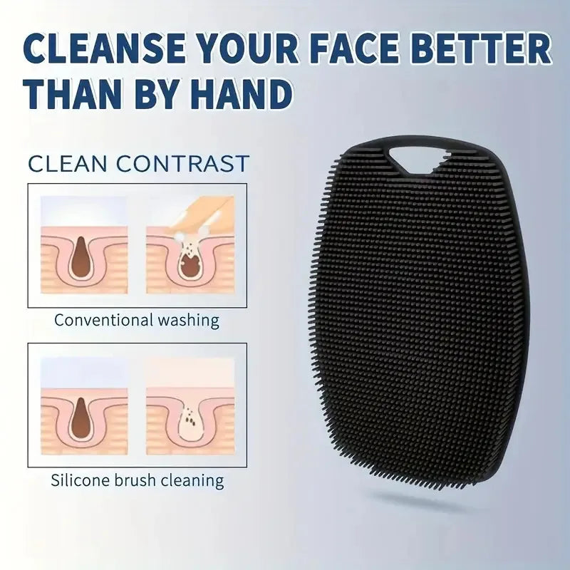 Soft Silicone Body Cleansing & Exfoliating Bath Brush Silicone Bath Brush Nixie