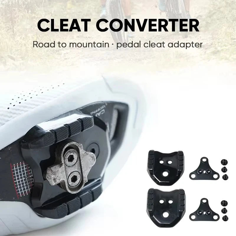 Road Bike to MTB Cleat Adapter | SPD-SL Stabilizing Converter Bike Cleat Adapter Nixie