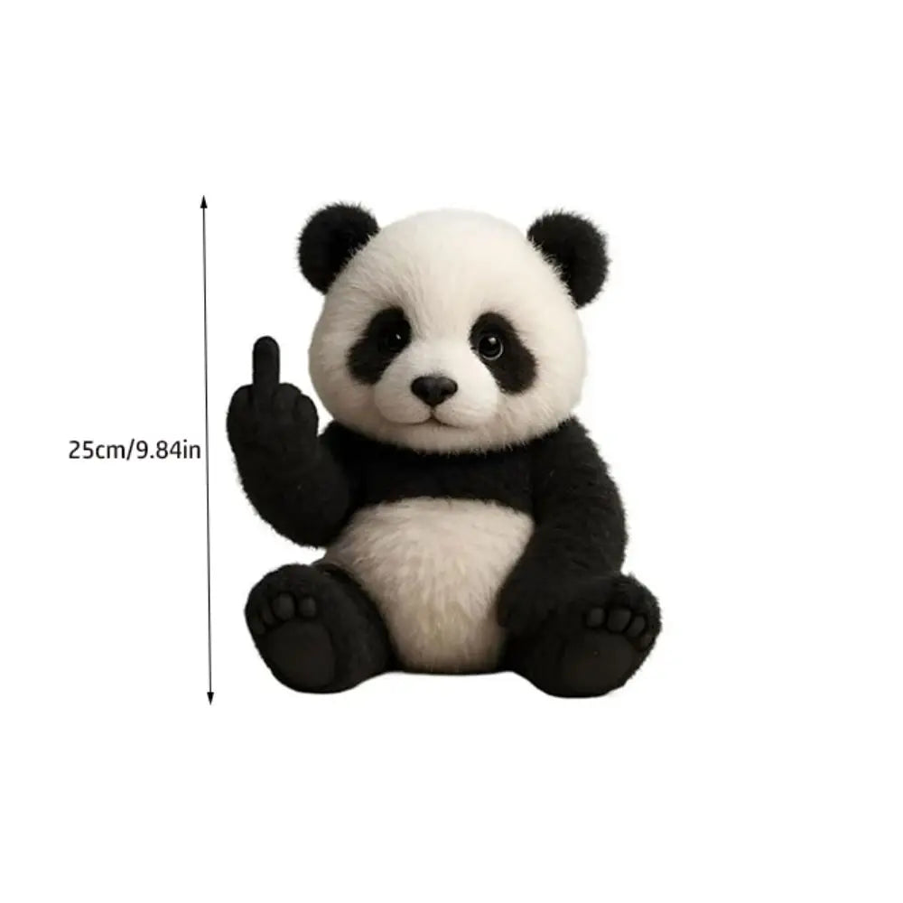 Cute Finger Plush Animal Toy – Panda, Cow & Raccoon Doll Plush Animal Toy Nixie