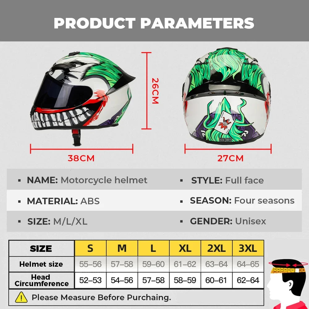 KEMITOUR Full Face Motorcycle Helmet – DOT Certified Unisex Motorcycle Helmet Nixie
