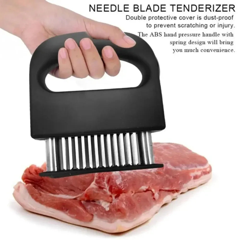 48-Blade Stainless Steel Meat Tenderizer | Kitchen Tool