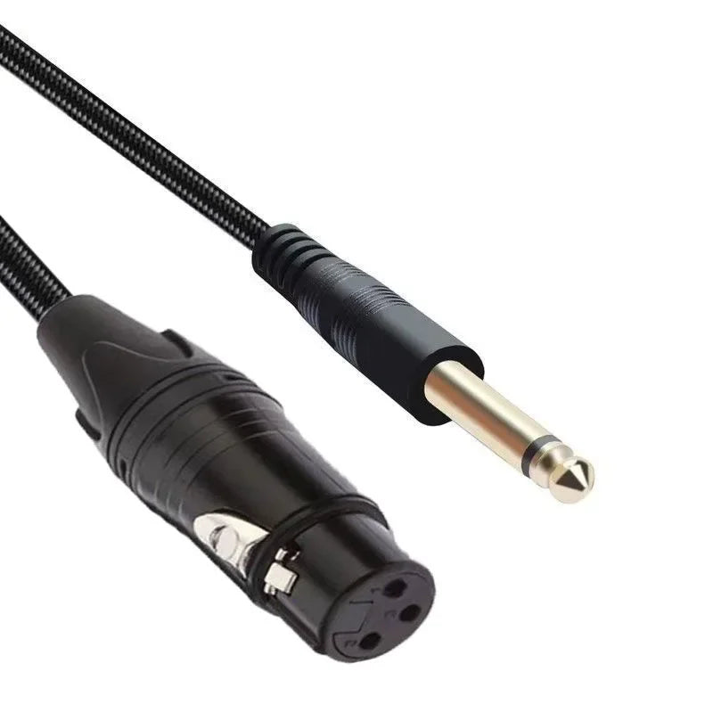 6.35mm to XLR Female Audio Cable – Dual-Core Instrument Cable Audio Instrument Cable Nixie
