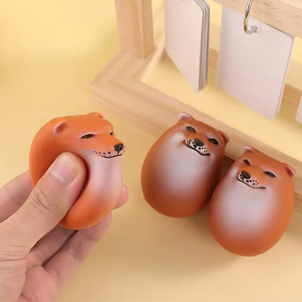 Dog Egg Squishy Squeeze Sensory Fidget Toy – 1 to 4 Pcs
