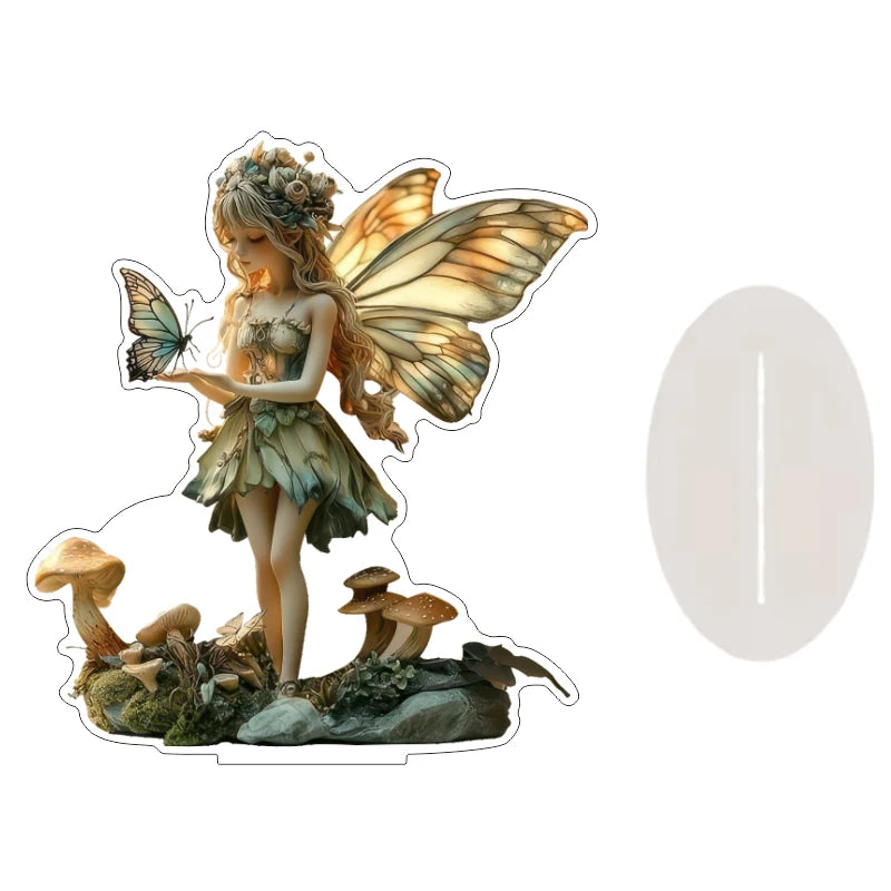 Dragon Desktop Ornament 2D Acrylic Decor Figure – Office Gift Desktop Ornament Nixie K