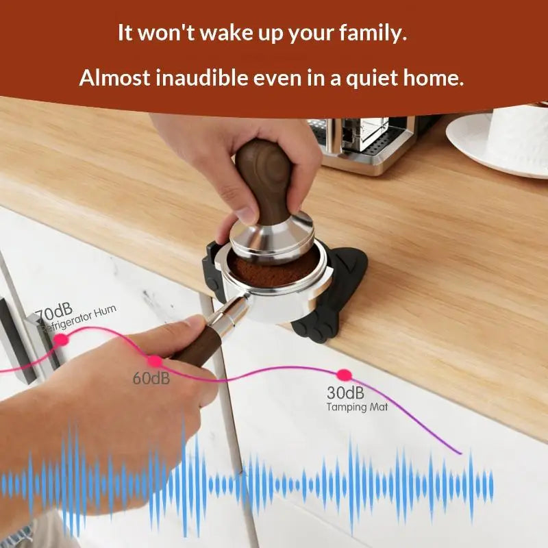 Espresso Tamping Mat – Food Grade Silicone Portafilter Pad Coffee Tamping Mat Nixie