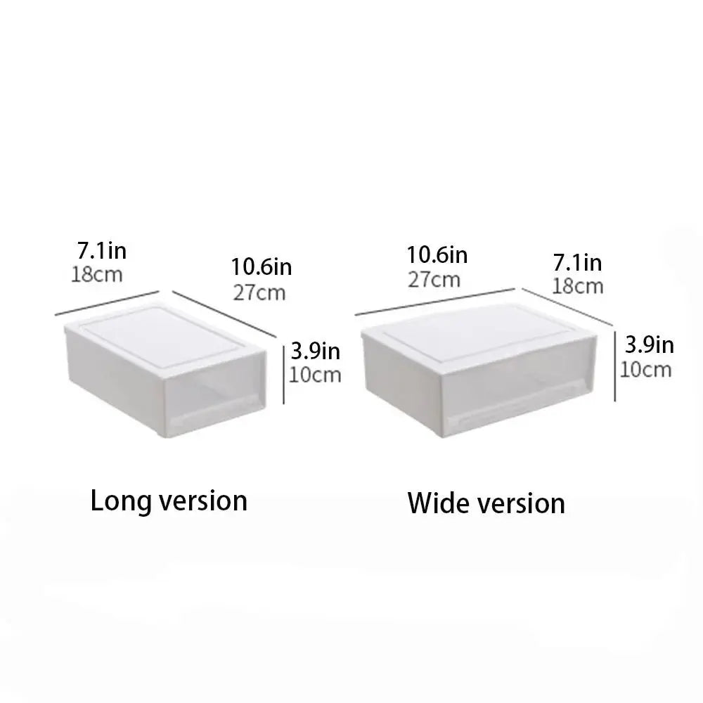 Stackable Plastic Drawer Storage Box – Visible Desktop Organizer