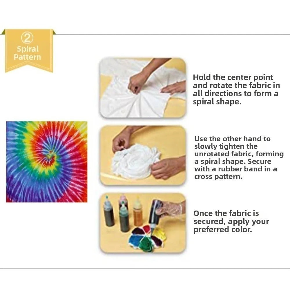 10g Reactive Tie Dye Powder – DIY Fabric Dye for Cotton & Linen Fabric Tie Dye Powder Nixie