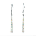 Simulated Opal Zircon Stud Earrings – Nickel-Free Women's Stud Earrings Nixie White