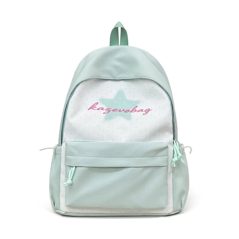 Korean Polka Dot School Backpack for Teen Girls | 20–35L Girls School Backpack Nixie