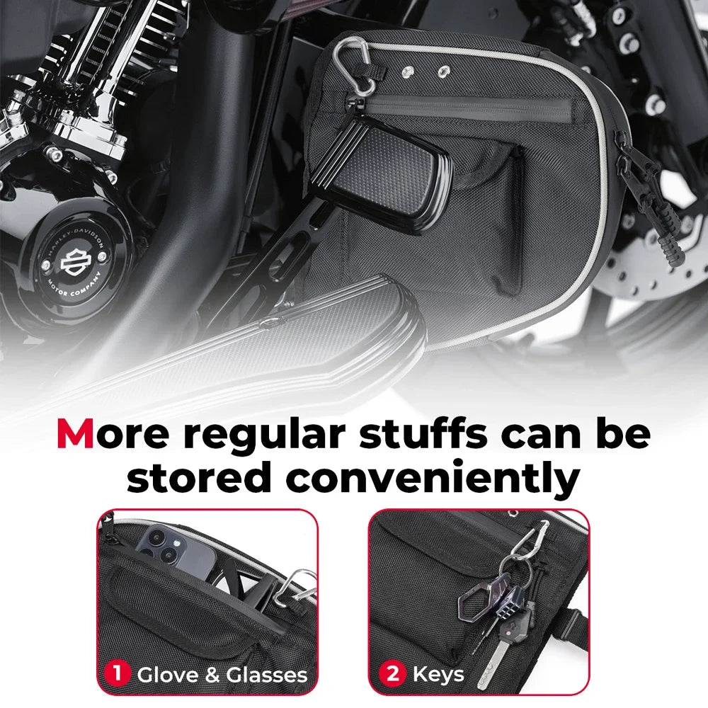 Motorcycle Soft Lower Chaps Leg Guards – Road King & Glide Motorcycle Soft Lowers Nixie