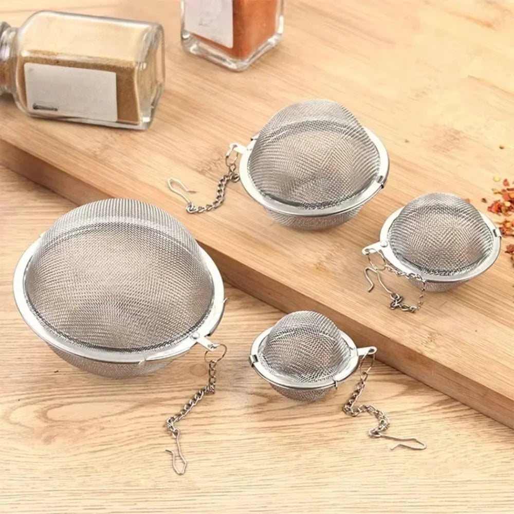 Stainless Steel Sphere Tea Ball Infuser & Spice Strainer