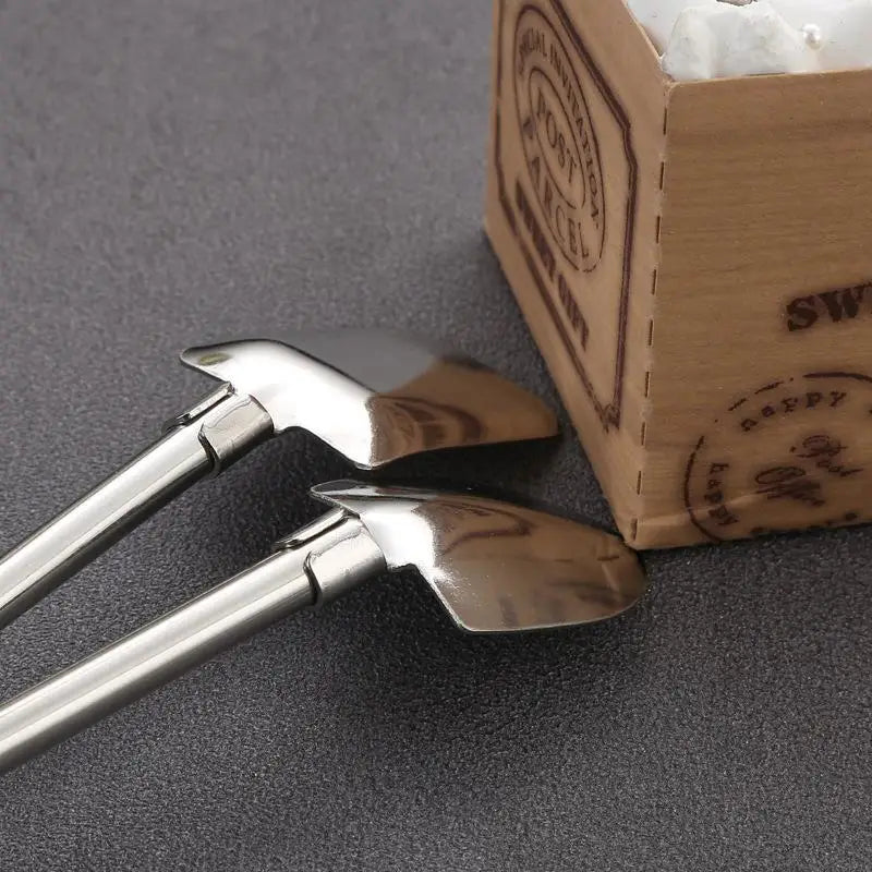 Stainless Steel Spoon Straw – Shovel Shape for Drinks & Ice Cream Spoon Straw Nixie