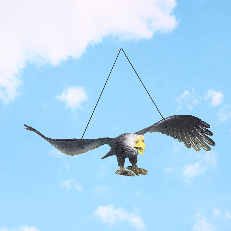 Hanging Eagle Decoy Figurine – Garden Bird Deterrent Ornament Garden Bird Deterrent Nixie