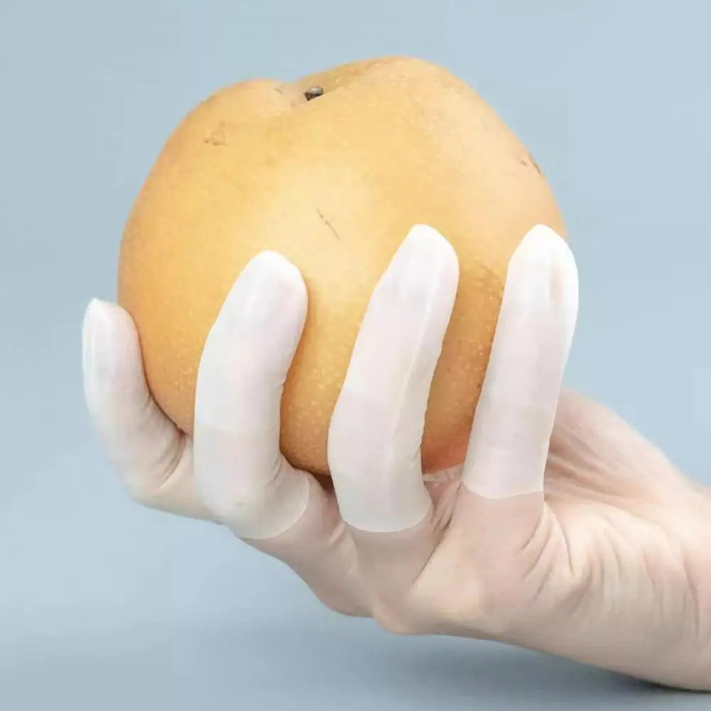 Disposable Latex Finger Cots Waterproof Fingertip Protectors Latex Finger Cots Nixie
