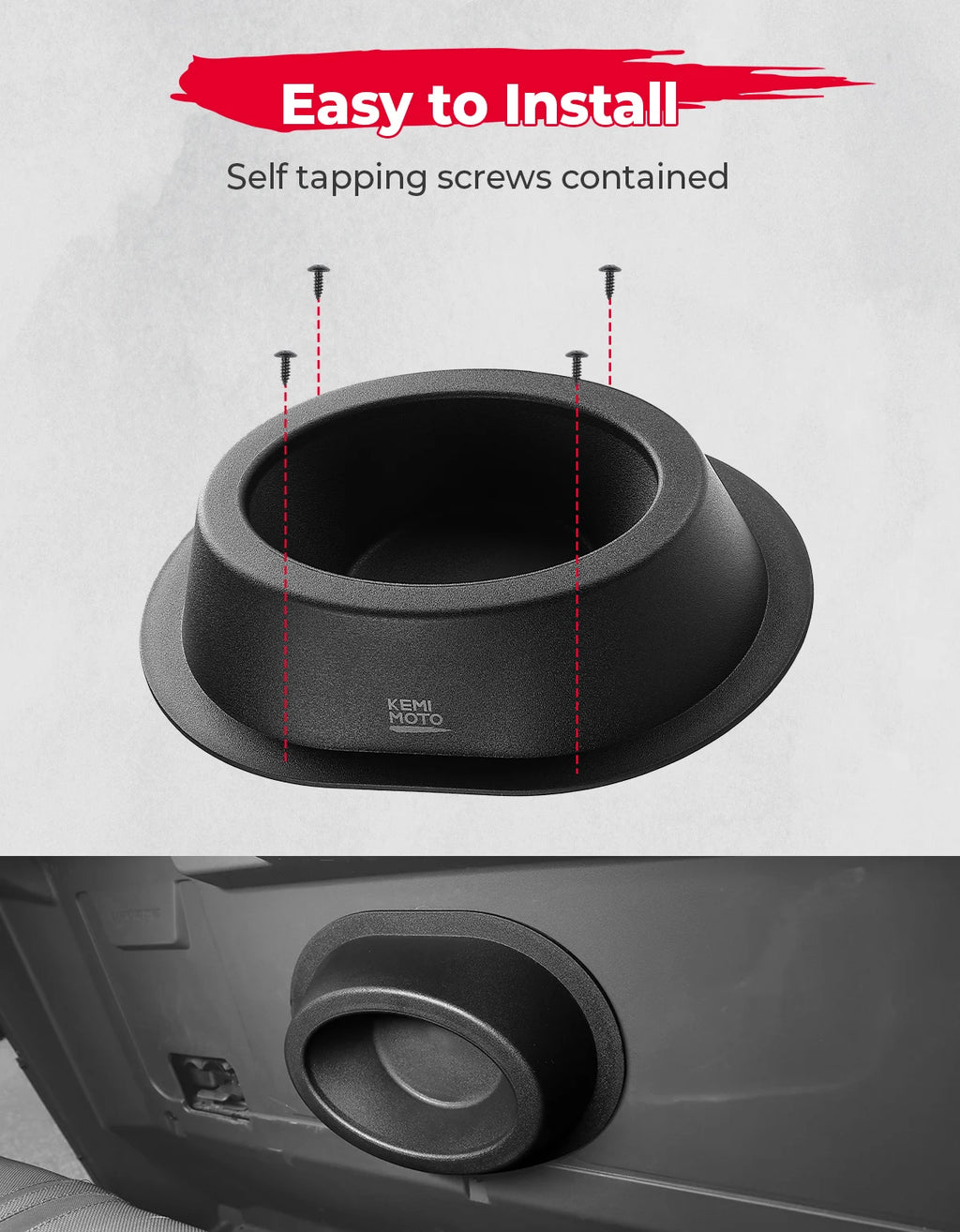 6x9 Speaker Pod Enclosures Pair – UTV, RV, Car & Boat Speaker Pod Enclosure Nixie