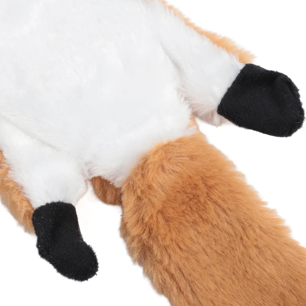 Squeaky Flat Plush Dog Chew Toy – Animal Shape, Dental Clean Dog Chew Toy Nixie