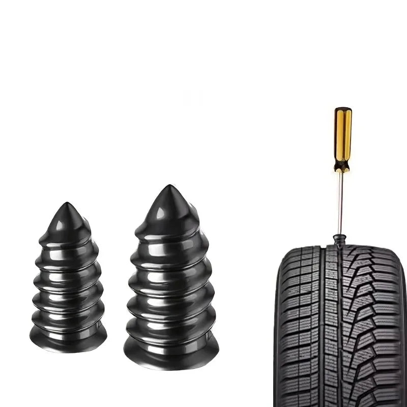 40PCS Spiral Tire Repair Kit – 20 Large & 20 Small Plugs Tire Repair Kit Nixie
