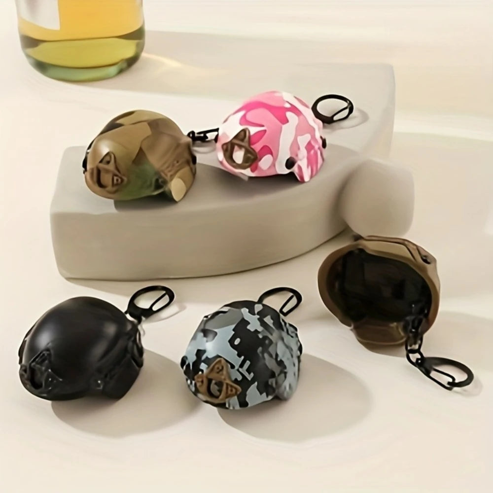 Mini Helmet Bottle Opener Keychain | Stainless Steel Gift Novelty Bottle Opener Nixie