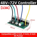 DC Submersible Pump Controller Board | 48V 60V 72V Brushless Pump Controller Board Nixie 13A