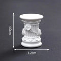 Greek Roman Column Pillar Sculpture Candlestick Stand Decor Decorative Pillar Stand Nixie A3