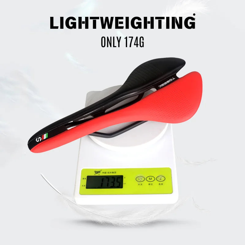 TOSEEK Ultralight Bike Saddle – Hollow Breathable Ergonomic Seat Bike Saddle Nixie