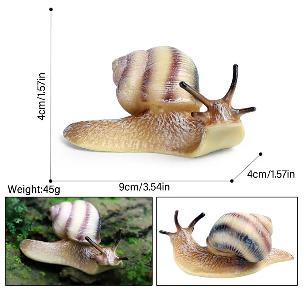 Mini Resin Snail Figurine – Fairy Garden & Desktop Décor Garden Figurine Nixie
