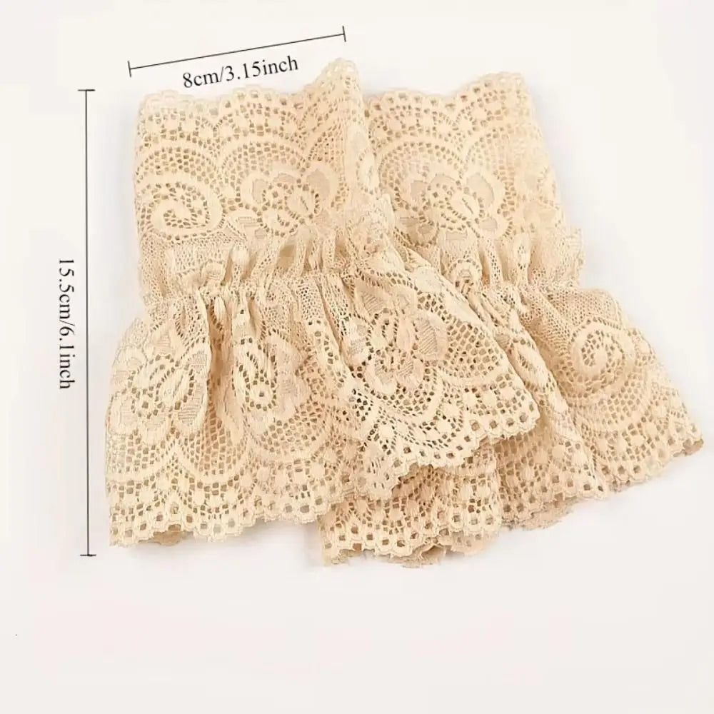 Detachable Lace Wrist Cuffs – Elegant False Sleeve Cuffs Lace Wrist Cuffs Nixie