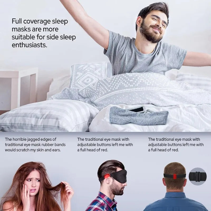 Cotton Sleep Mask – Zero Pressure Light Blocking Eye Mask