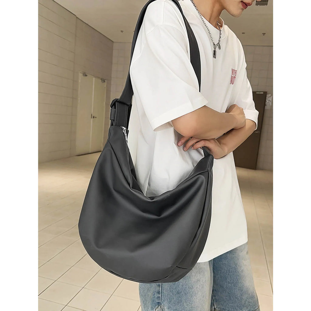 Nixie Japanese Crossbody Bag Men Large Capacity Oxford Bag Crossbody Shoulder Bag Nixie
