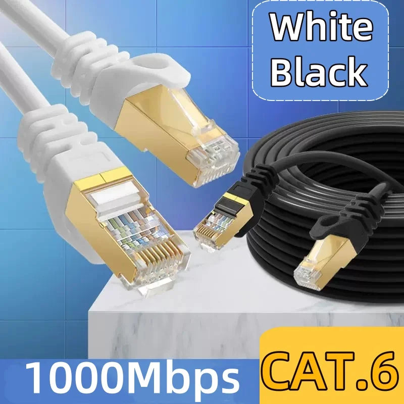Cat 6 Ethernet Cable RJ45 1Gbps LAN Network – 1m to 30m Ethernet Network Cable Nixie