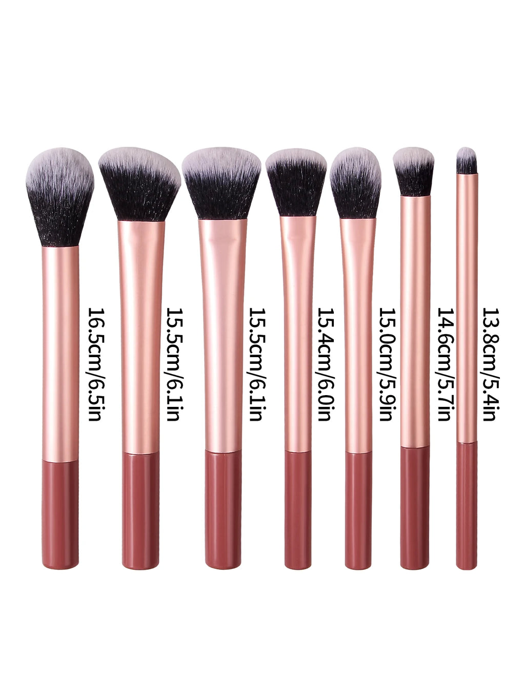 Nixie 7-Piece Makeup Brush Set – Synthetic Bristles Kit Makeup Brush Set Nixie