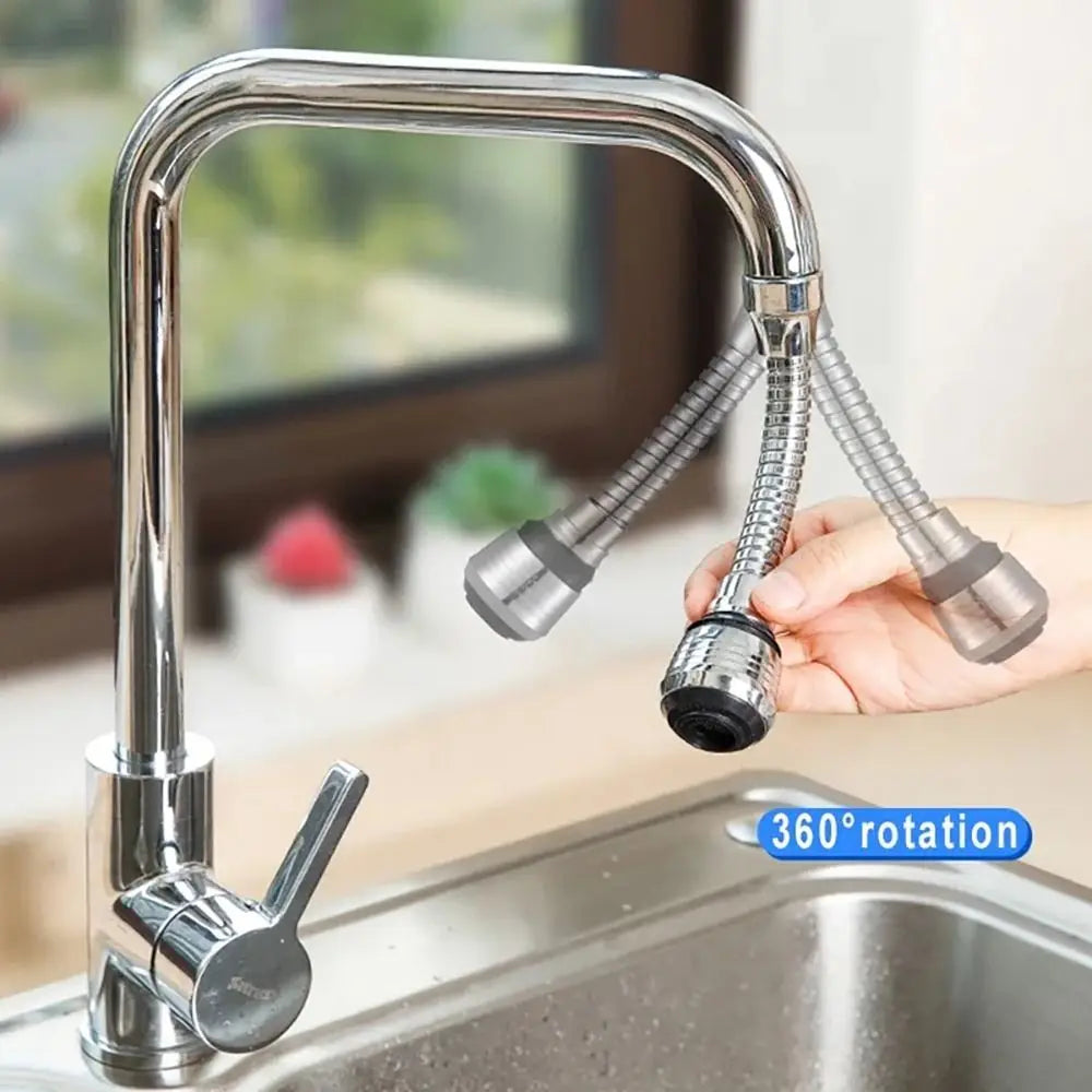 360° Rotating Faucet Aerator Extender – Dual Mode Water Saver Faucet Aerator Nixie