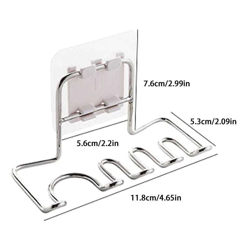 Wall Mount Stainless Steel Toothbrush & Razor Holder Toothbrush Holder Nixie