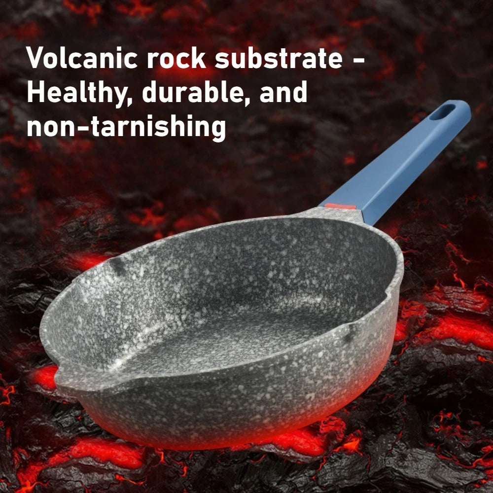 Maifan Stone Nonstick Frying Pan – Volcanic Rock Induction Wok Nonstick Frying Pan Nixie