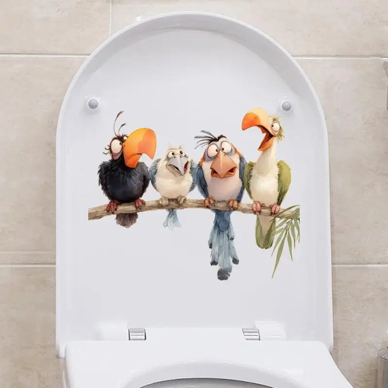 Funny Bird Wall Stickers – Kids Room Self-Adhesive Home Decor Wall Stickers Nixie