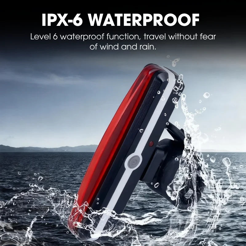 BUCKLOS COB LED Bike Rear Light | USB Rechargeable IPX6 Bike Tail Light Nixie