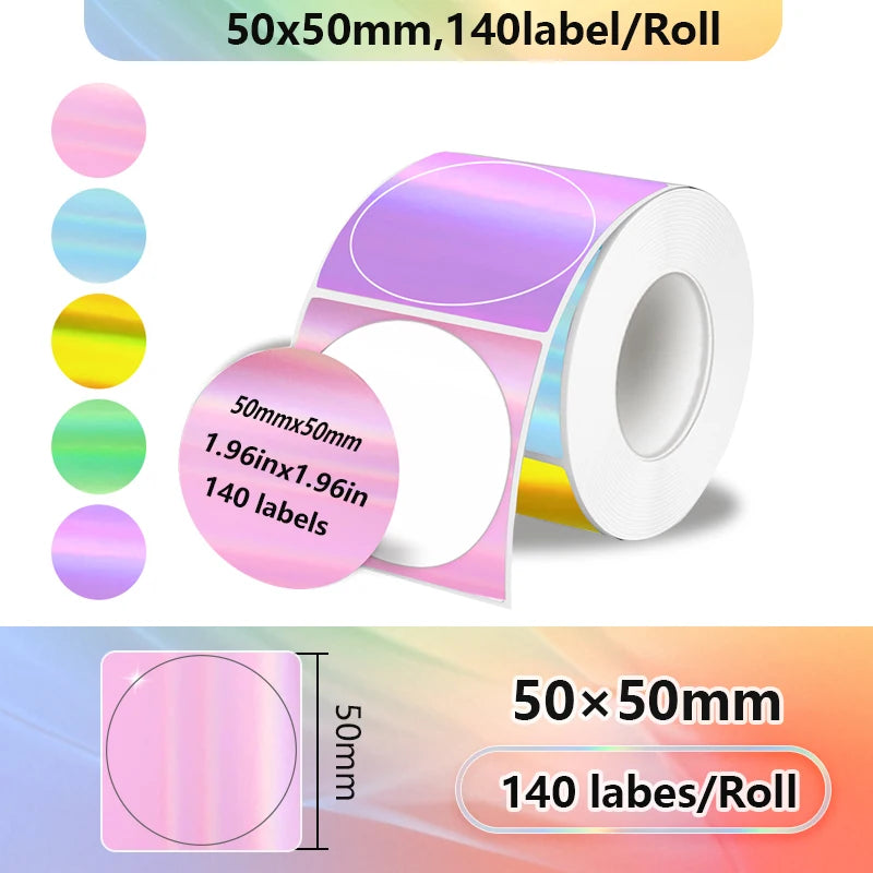 Thermal Label Paper for Phomemo M110 M200 M220 – Adhesive Stickers