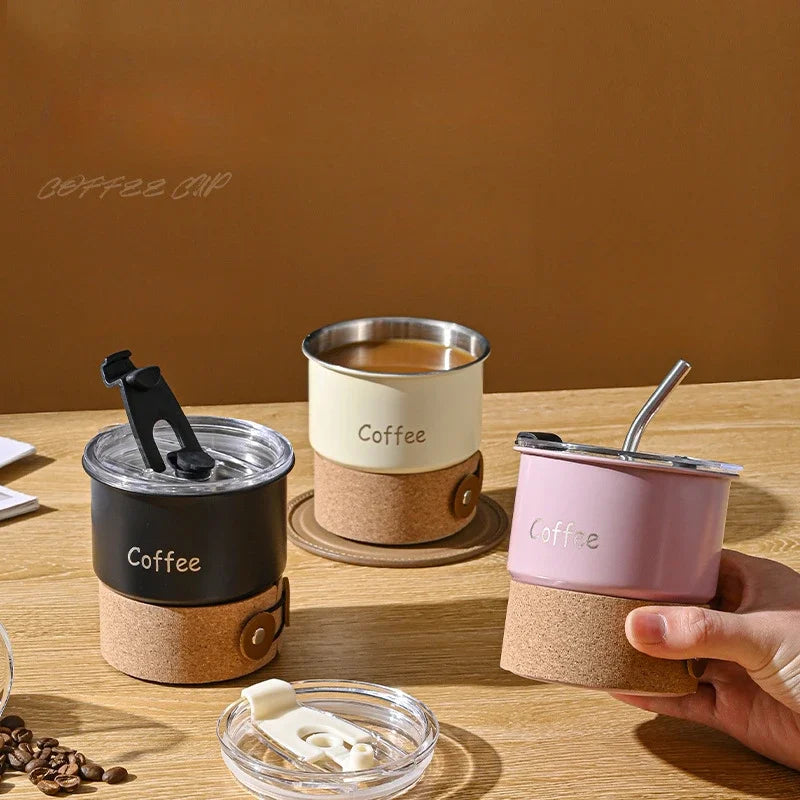 304 Stainless Steel Travel Coffee Tumbler with Straw & Lid Travel Coffee Tumbler Nixie