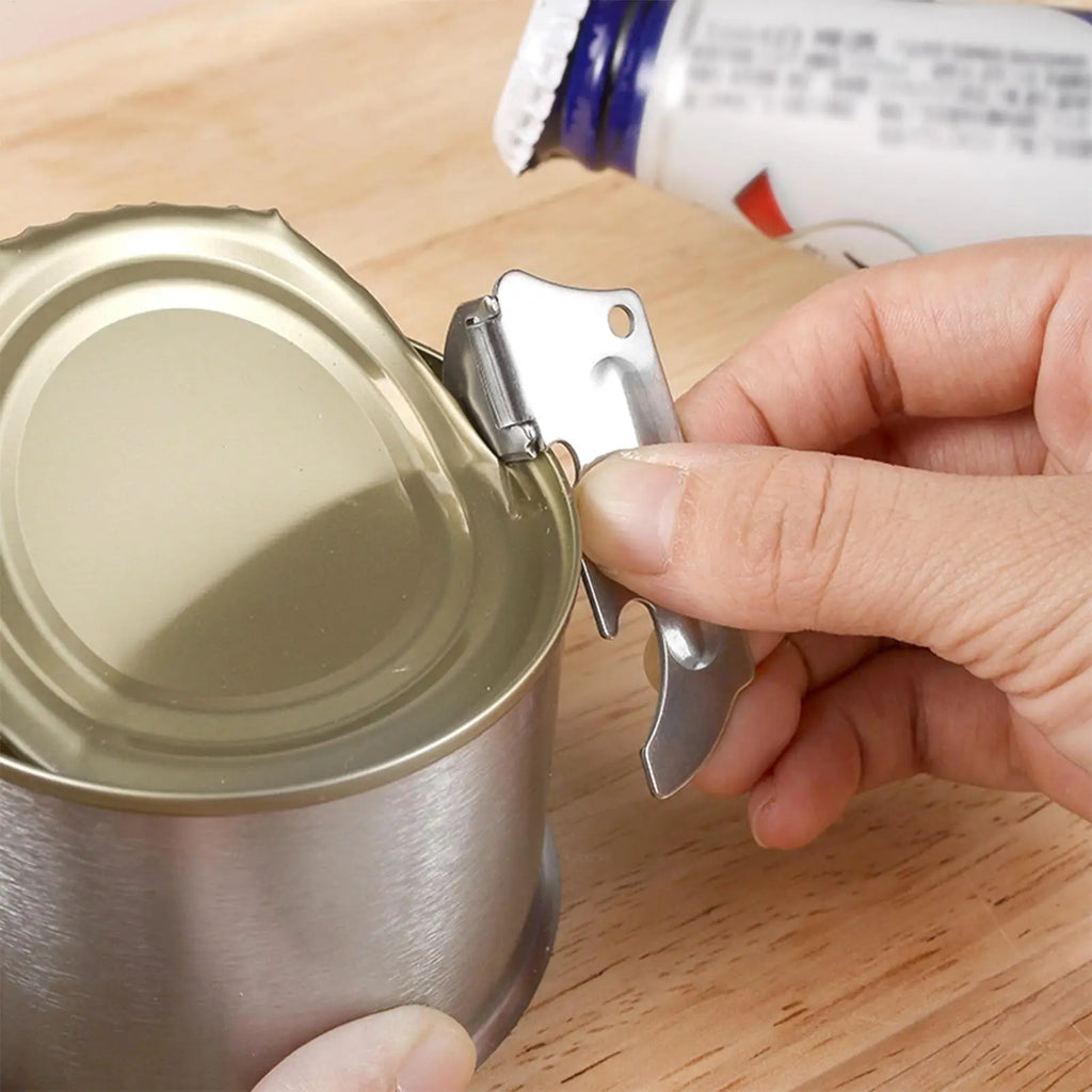 Manual Stainless Steel Can Opener – Camping & Kitchen Use Manual Can Opener Nixie