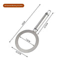 Stainless Steel Brûlée Ring – S/M/L for Desserts & Milk Tea Baking Mold Ring Nixie B