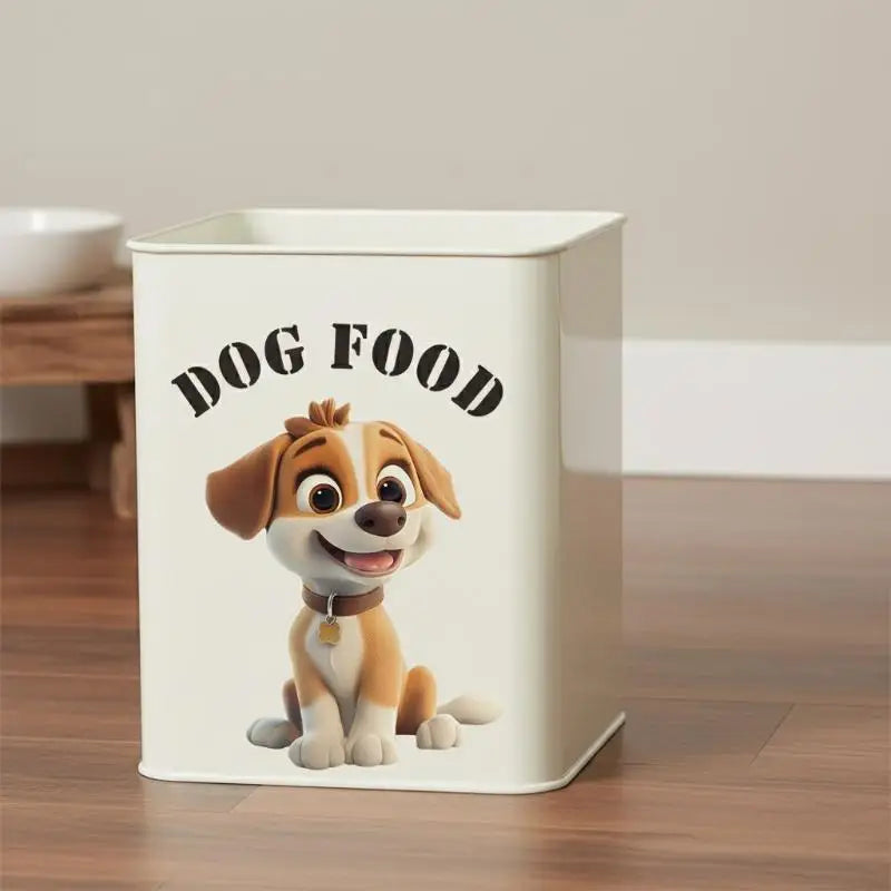 Pet Food Container Stickers – Waterproof Removable PVC Decals Pet Container Decals Nixie