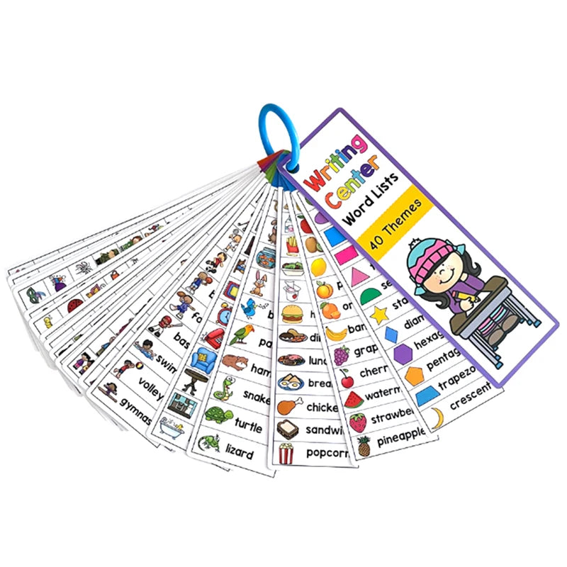 Kids English Vocabulary Flashcards – Seasons, Weather & Animals Educational Flashcards Nixie onesize