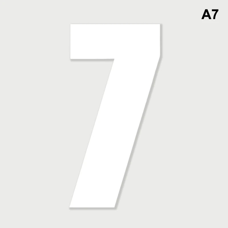 Weatherproof Wheelie Bin Number Stickers – Self-Adhesive PVC Bin Number Stickers Nixie A7