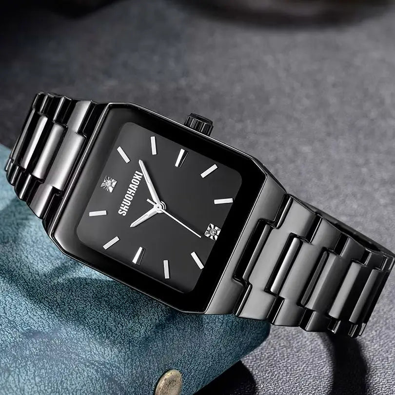 Men's Stainless Steel Quartz Watch – Classic Everyday Style