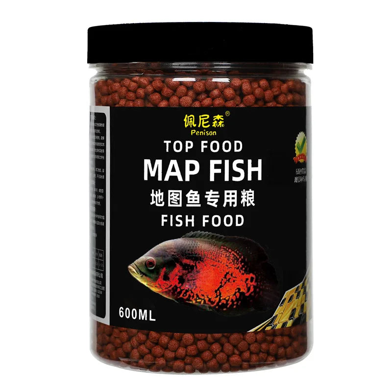 PENISON Oscar Fish Food Floating Pellets – High Protein Cichlid Aquarium Fish Food Nixie
