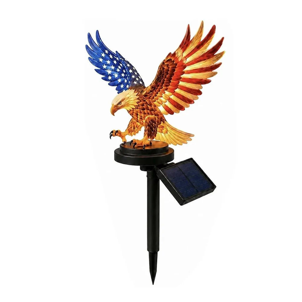 Solar LED Eagle Garden Stake Light – Patriotic Outdoor Decor
